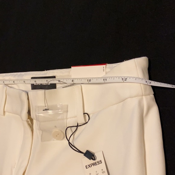 NWT white classy express mid rise stretch trousers - Picture 3 of 7